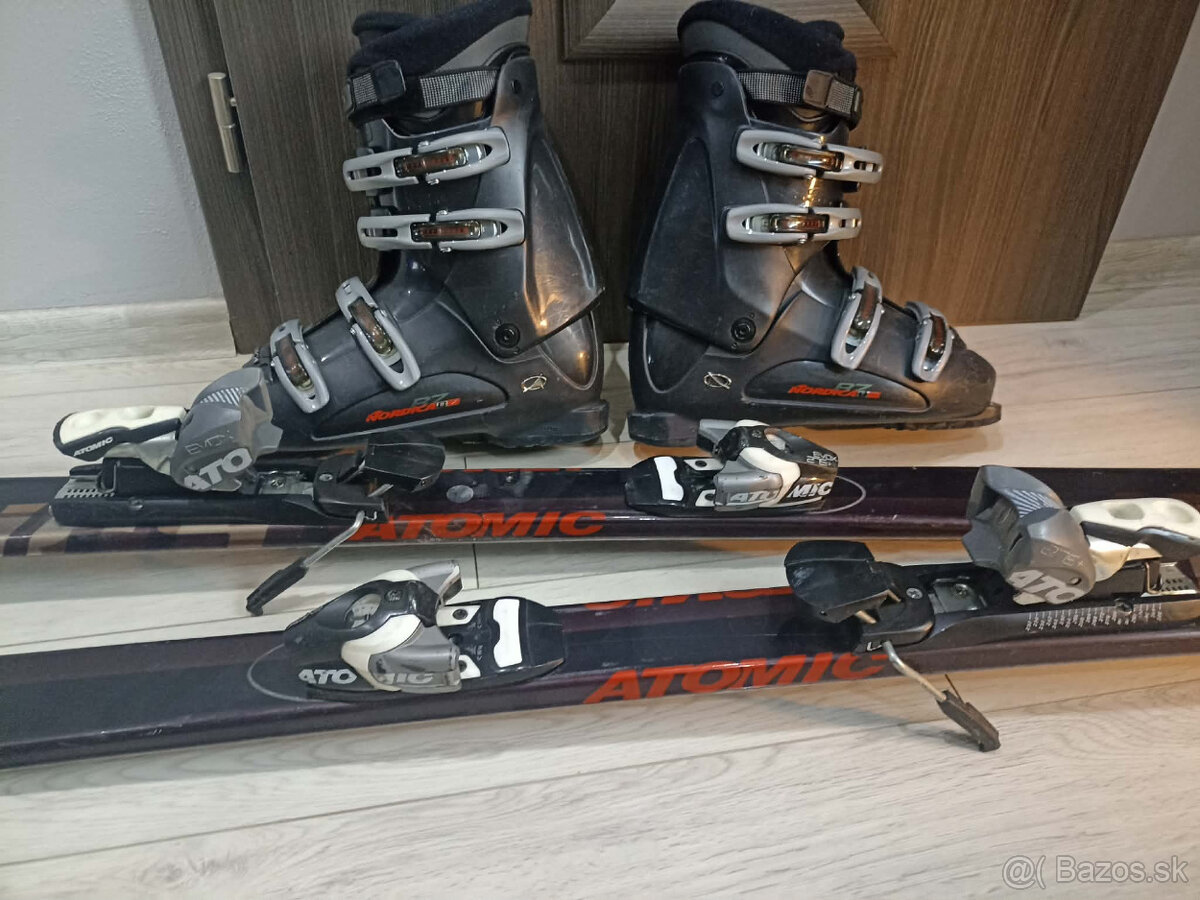 lyže Atomic a lyžiarky nordica - 3
