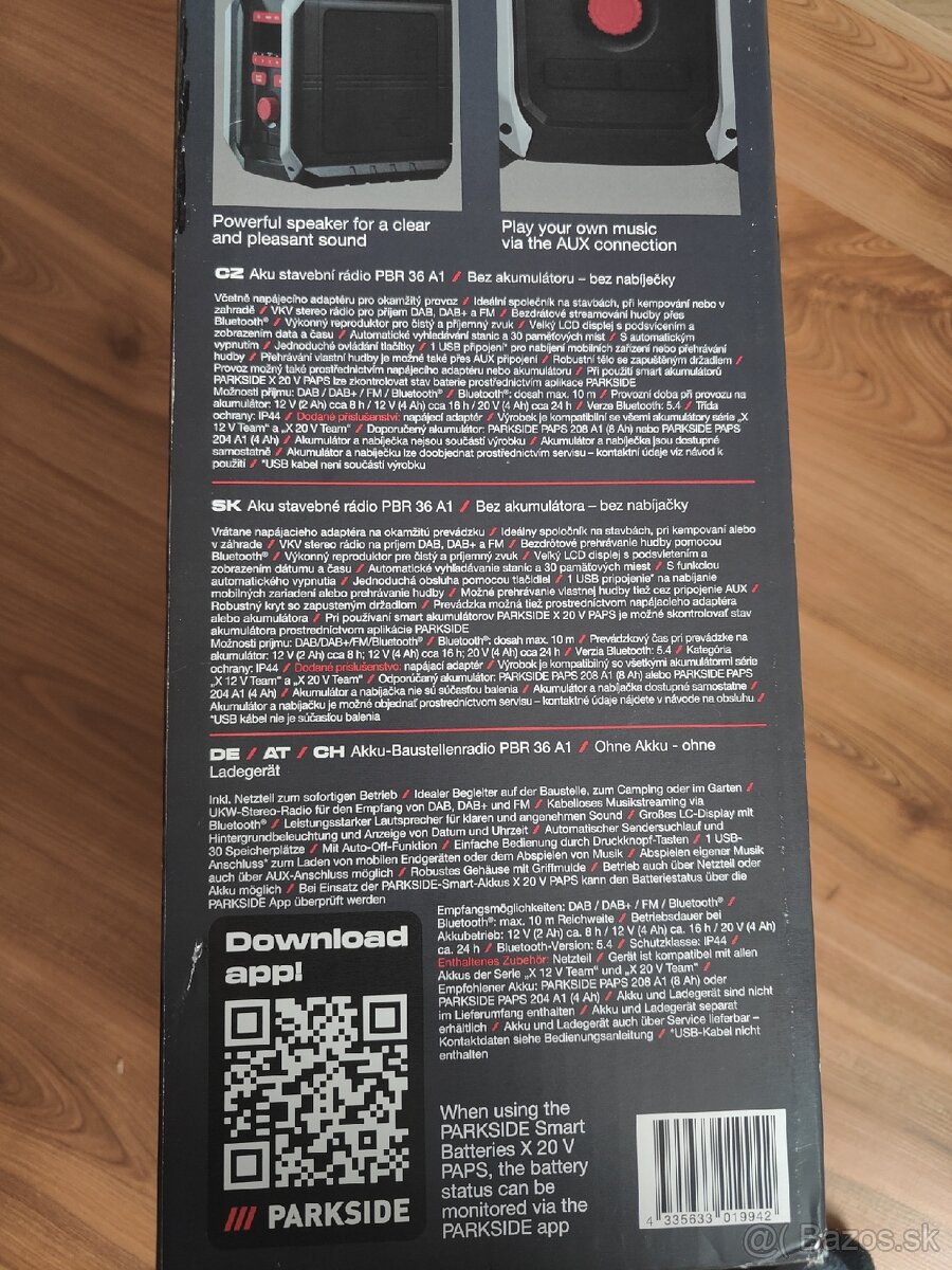 Parkside rádio performance - 3