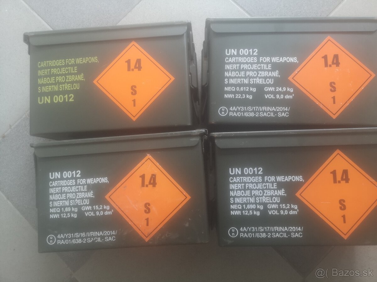 Plechová bedňa vojenská M2A1 - 3