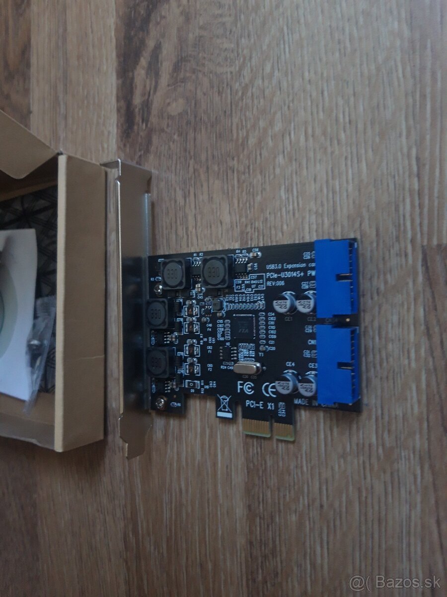 USB 3.0 pre PC - PCIe interna karta 2x USB 3.0 porty - 3