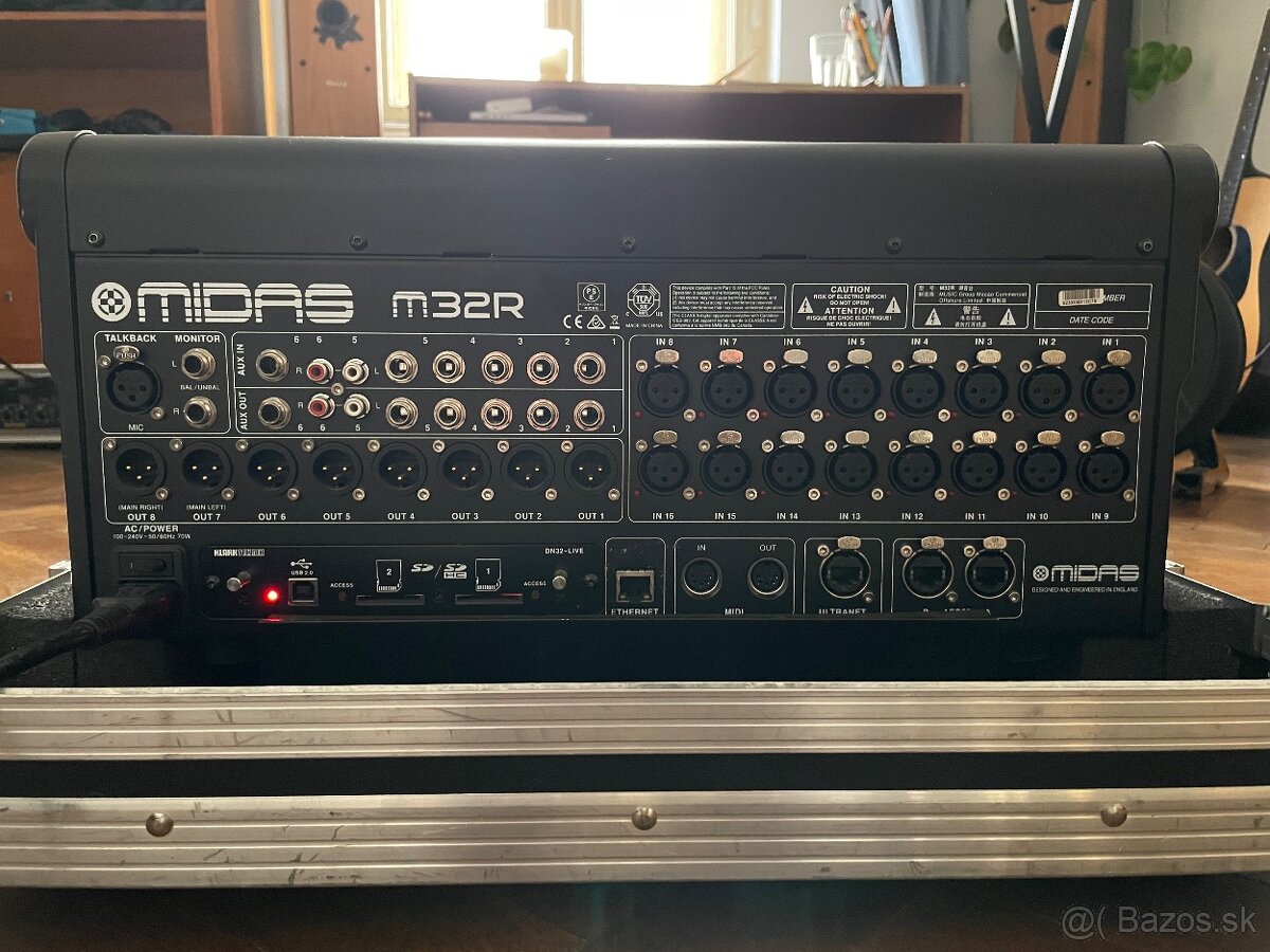 Mixpult Midas M32R, Stagebox DL16 - 3