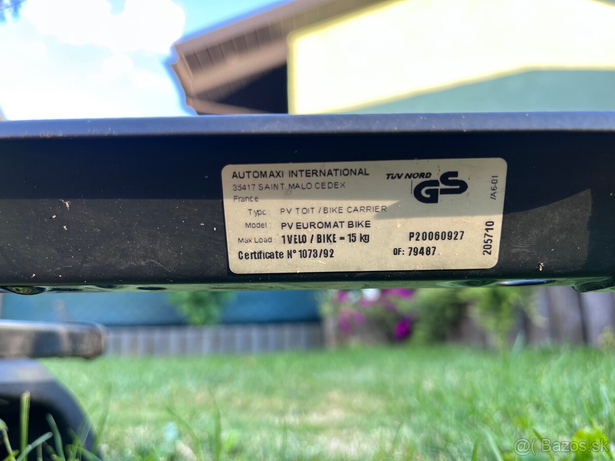 Strešný nosič bicykla AUTOMAXI PV Euromat Bike - 3