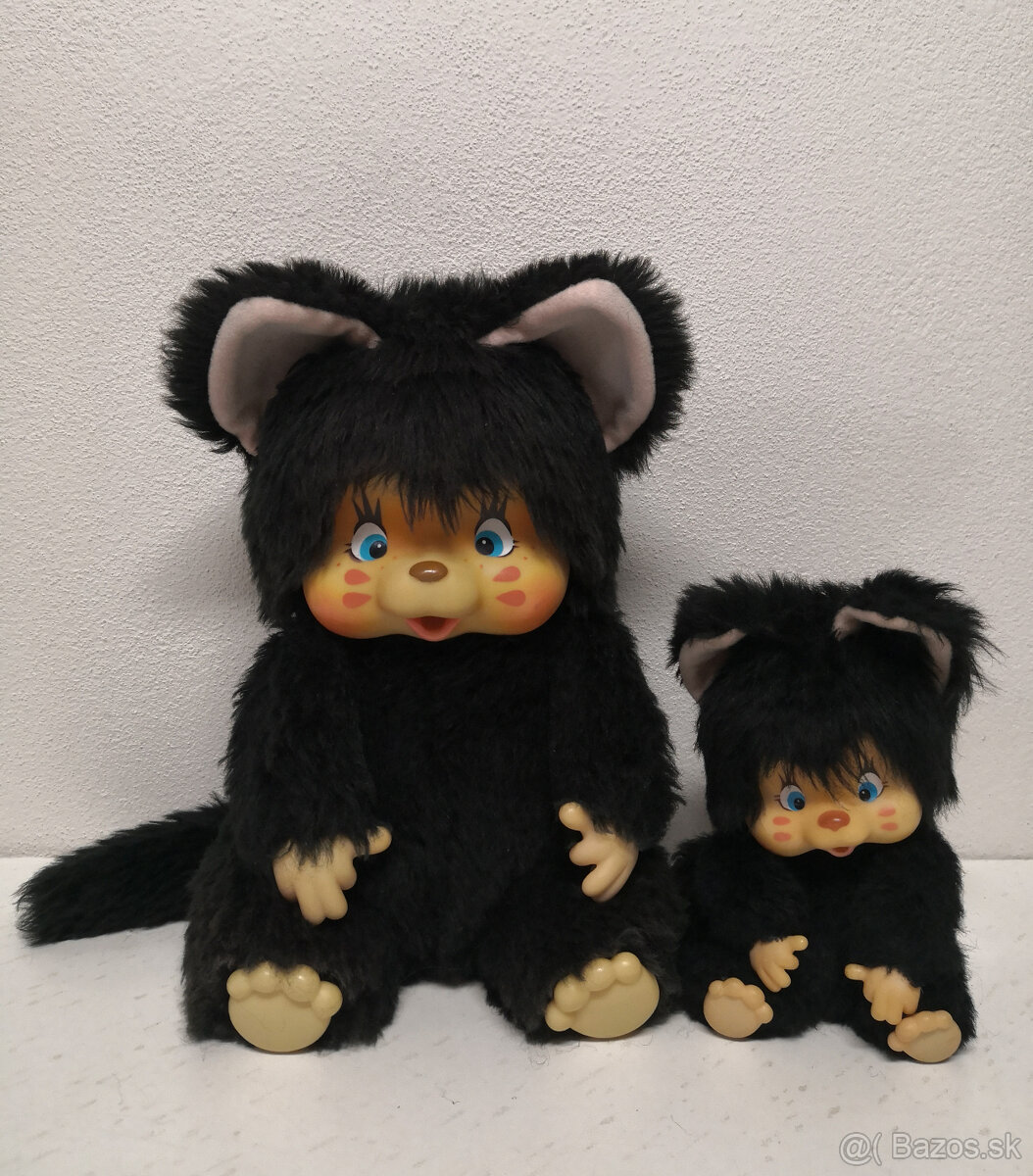 Retro mončiči XXL nyamy Felina čierna 35cm - 3