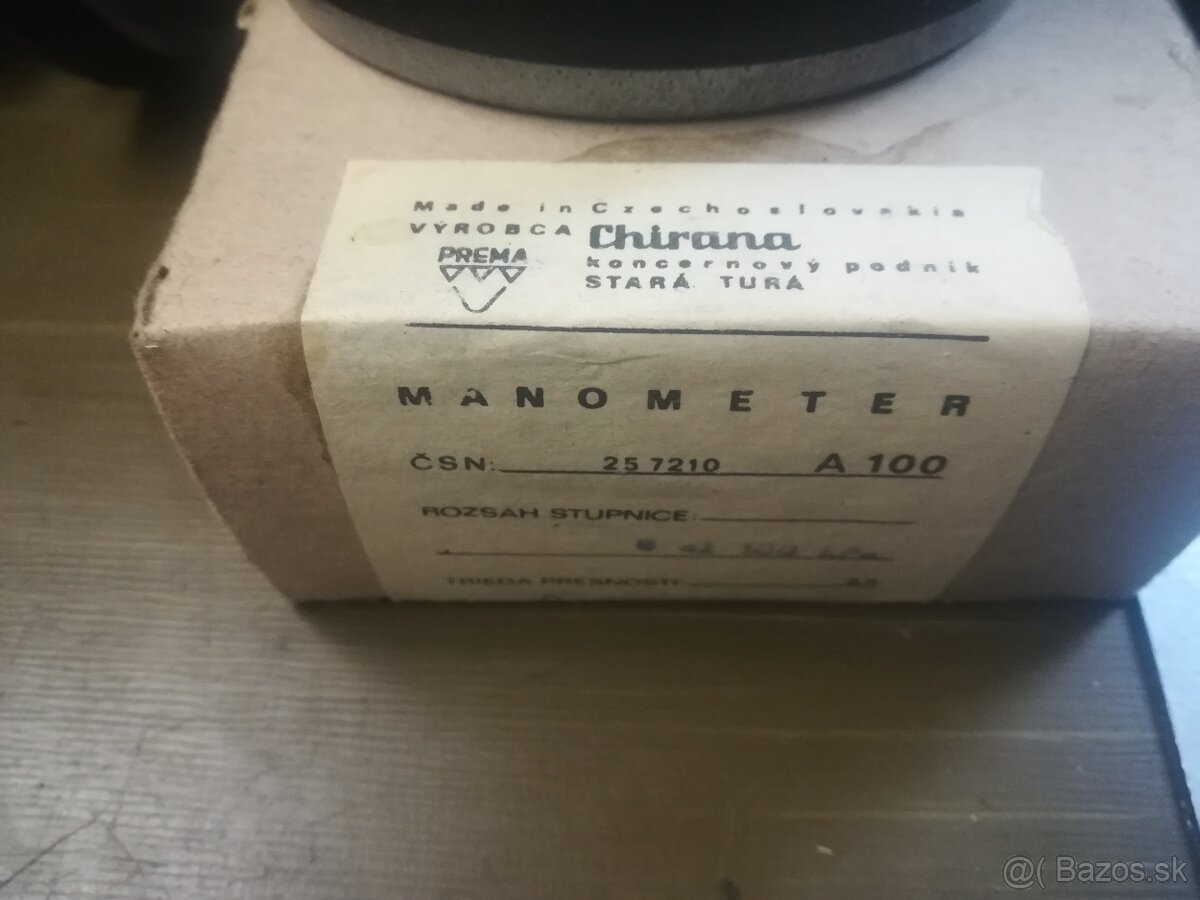 predám nové manometre - 3