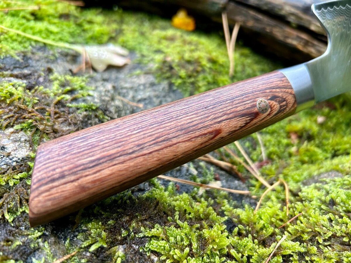 Kiritsuke 8" damaškový nôž šéfkuchára. - 3