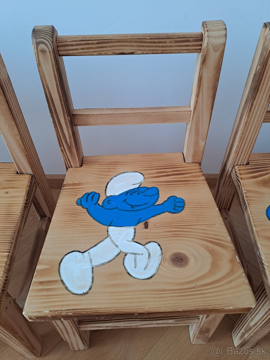 Detsky stol so 4 stolickami Detsky stol so 4 stolickami - 3