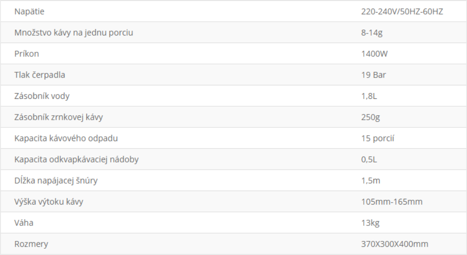 Predám kvalitne repasovaný kávovar Kalerm KLM 2601 White - 3