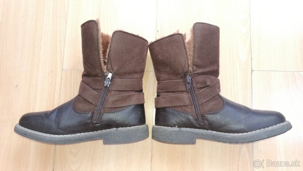 Kozene cizmicky, zn TU, vel. 33 - 3