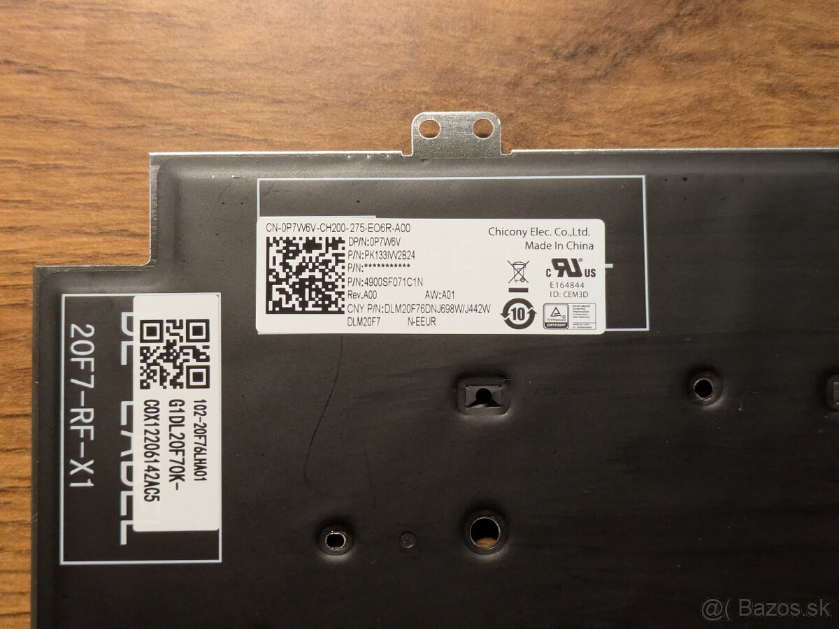 Dell P7W6V klávesnica - nordická - 3