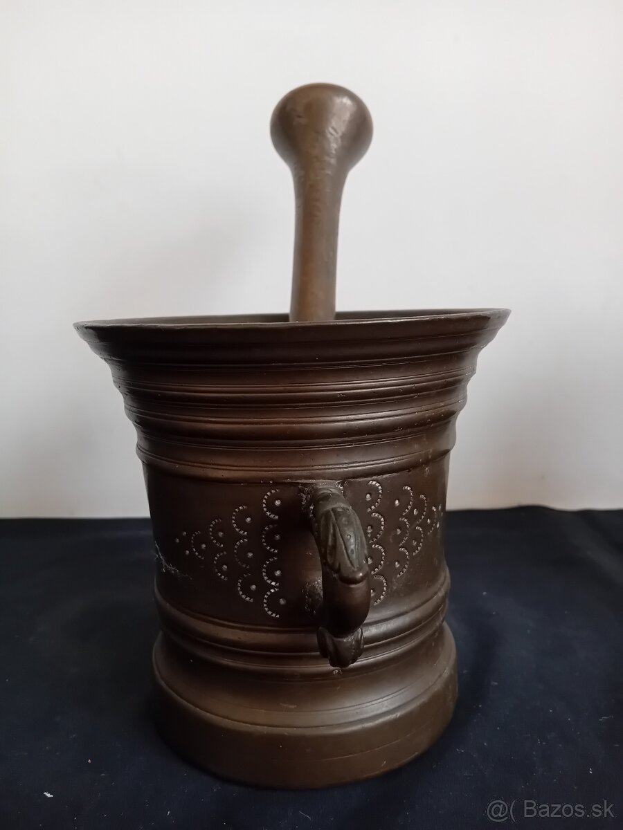 Bronzové staré mažiare - 3