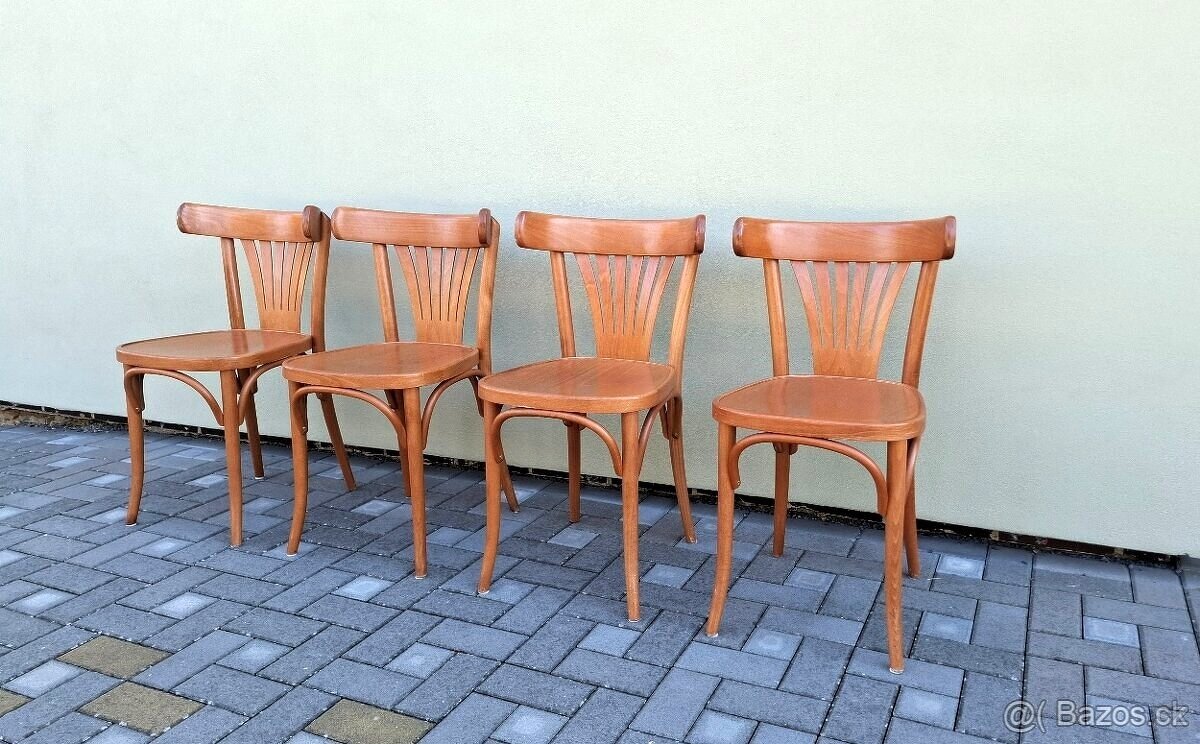Celodřevěné židle TON 4ks - 3