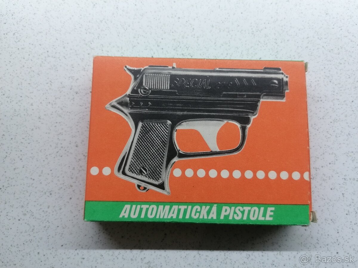 Retro detská pištoľ na guličky - 3