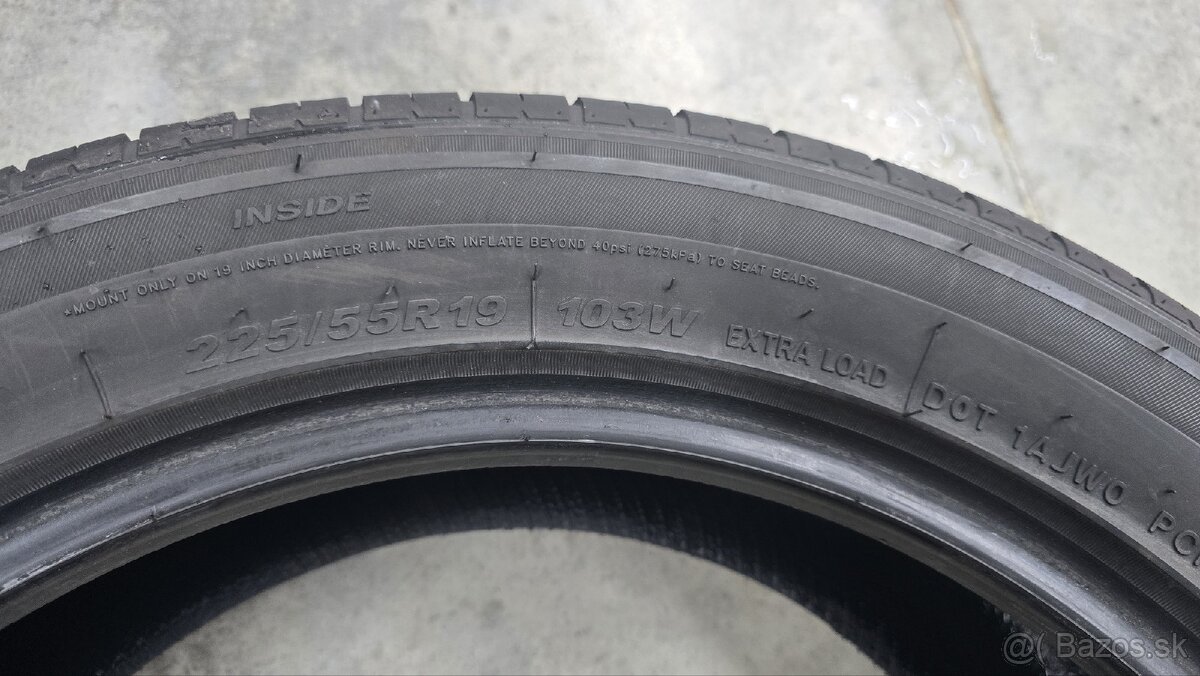 Letné 225/55 r19 - 3