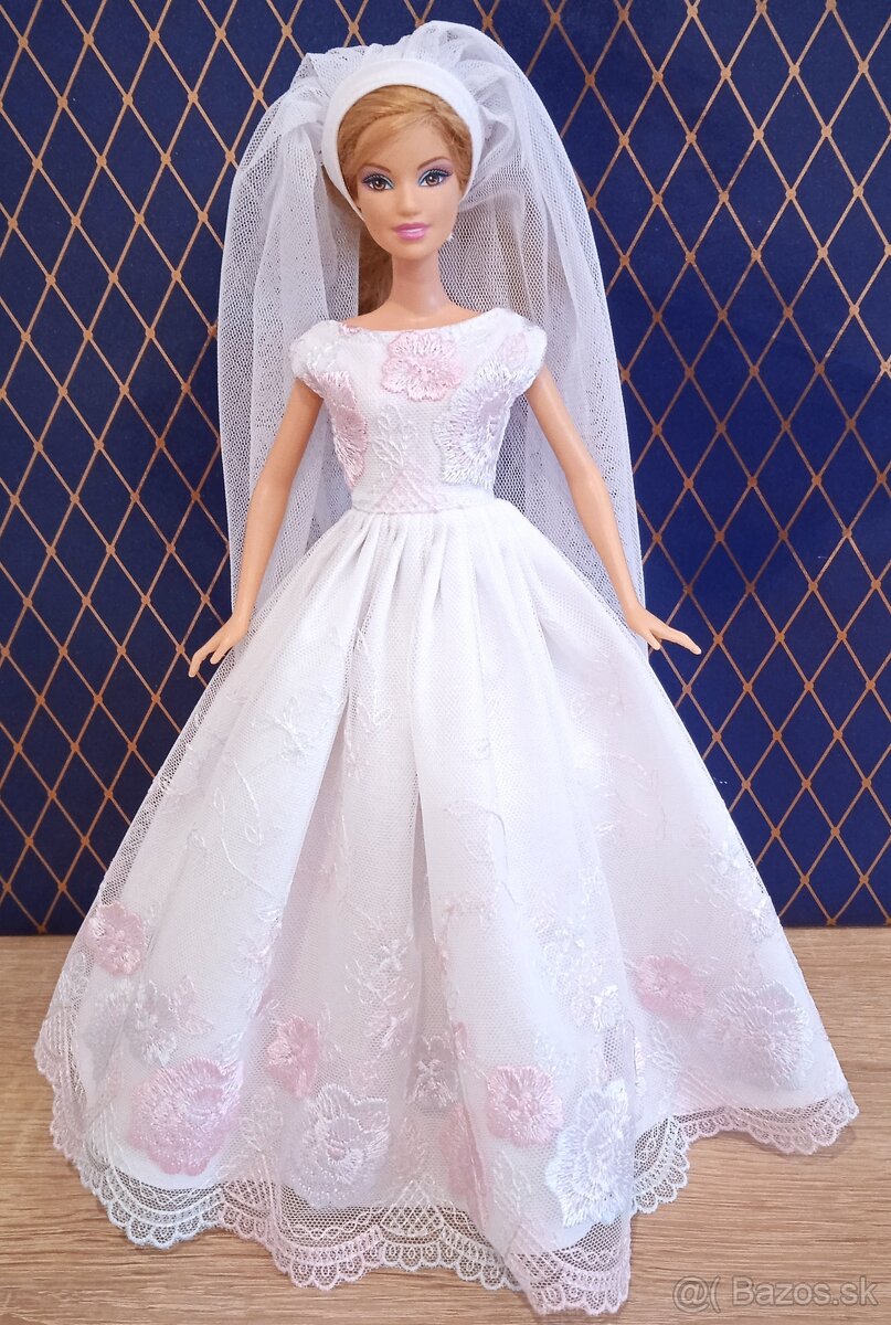 Barbie -svadobne šaty pre Barbie - 3