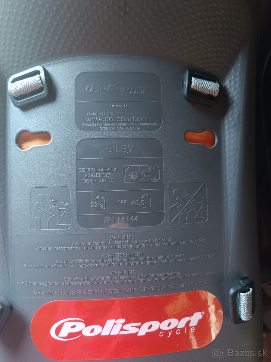 Detská sedačka na bicykel - 3