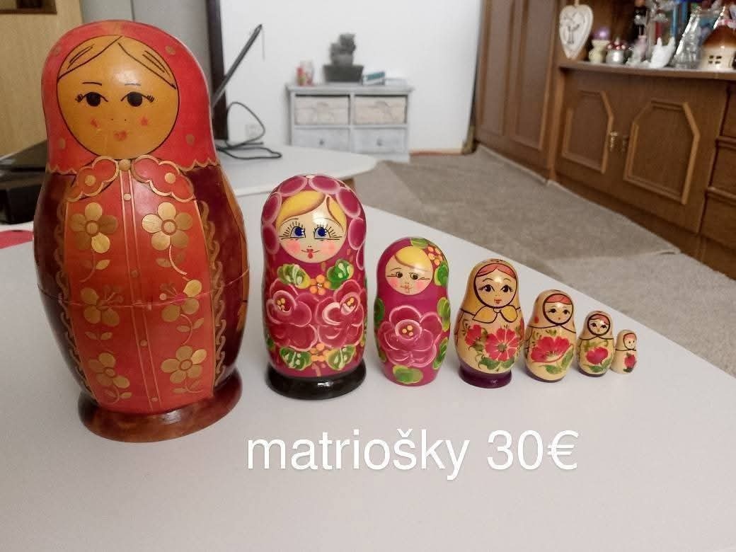 Matriošky,poháre - 3