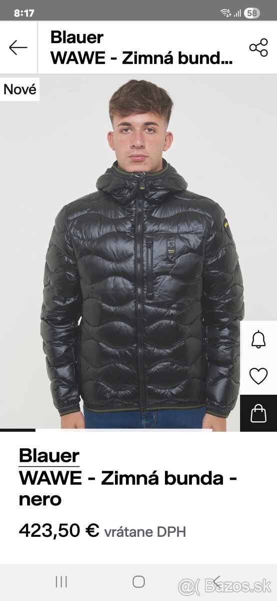 Panska zimna bunda Blauer xl - 3