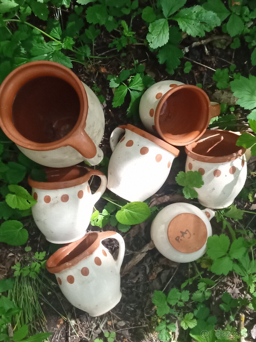 Predám hlinené hrnčeky.keramiku - 3
