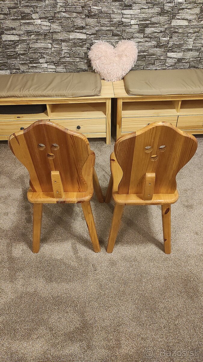 Predám drevené stoličky. - 3