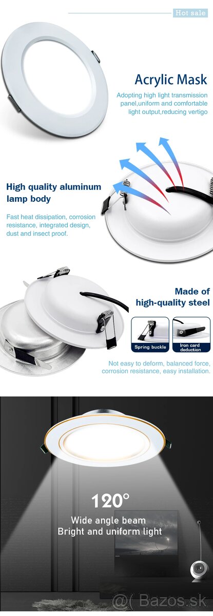 Moderné Led Bodové svetlá - 3