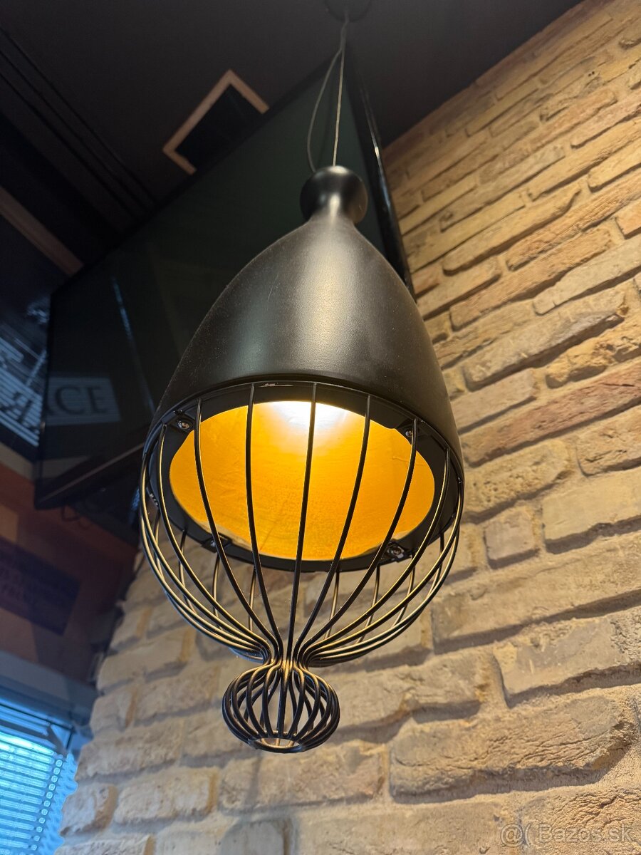 Čierne kovové lustre - 3