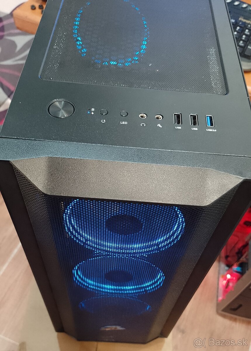 Herný PC – RTX 2070/8GB OC+ Ryzen 5+WIN 11 Pro + ARGB FAN - 3