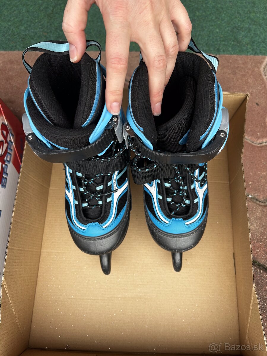 Chlapčenské detské nastavovateľné korčule 30-33 - 3