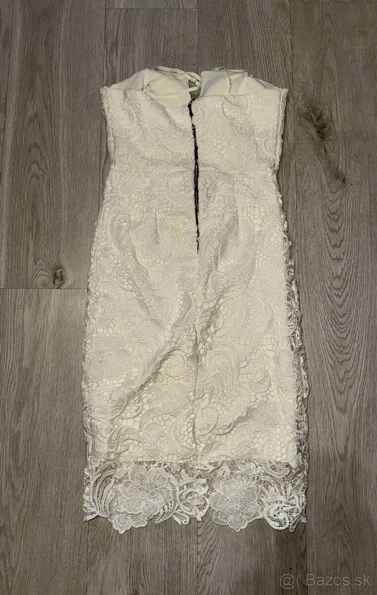 spolocenske cipkovane damske saty - 3