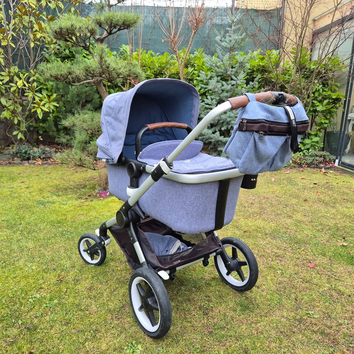 Kočík Bugaboo Fox, farba Blue Melange - 3