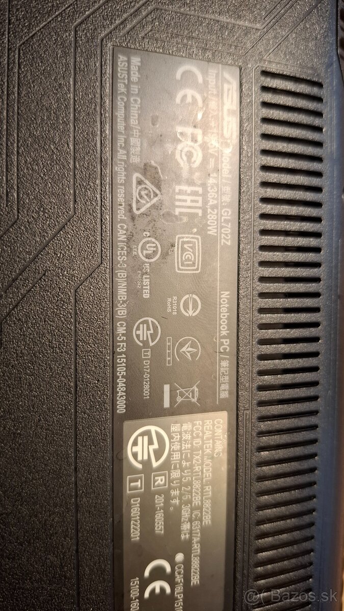 Asus rog GL702Z - 3