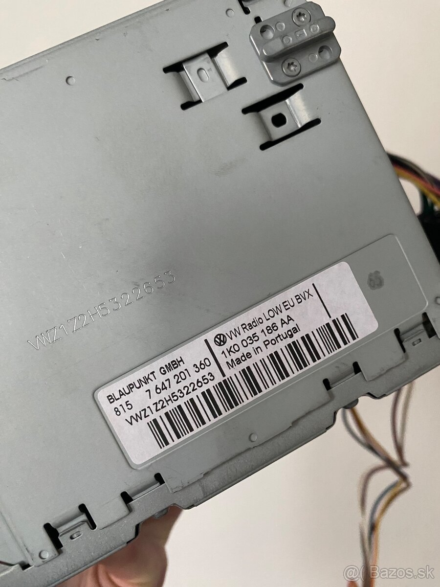 VW Autorádio Originál - 3