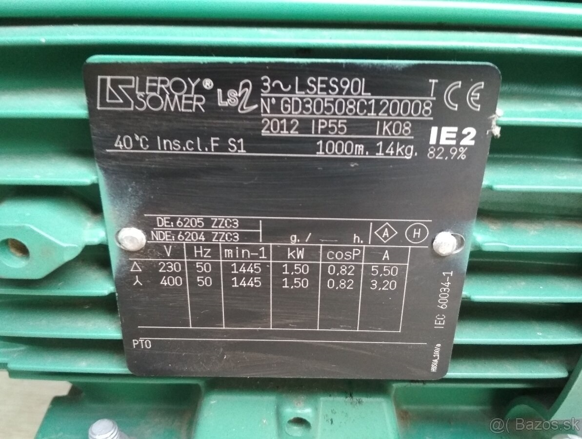 Elektromotor 1,5kW 1445 ot/min - 3