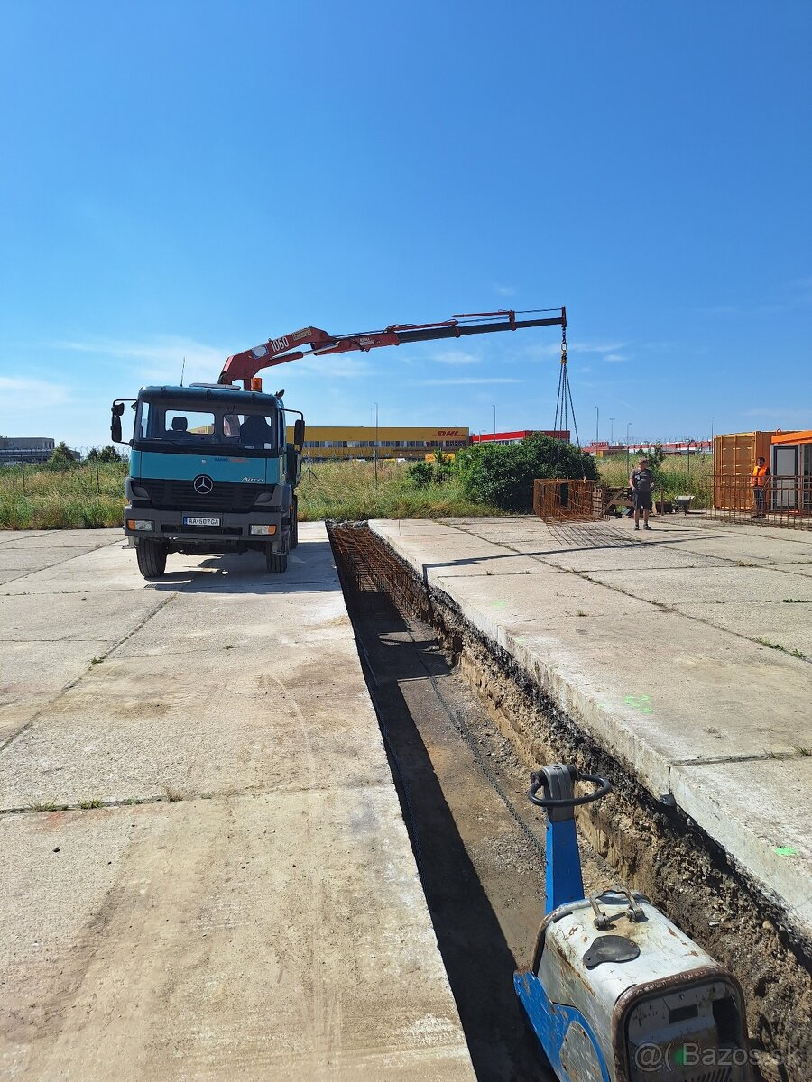 Nákladná doprava s hydraulickou rukou - 3