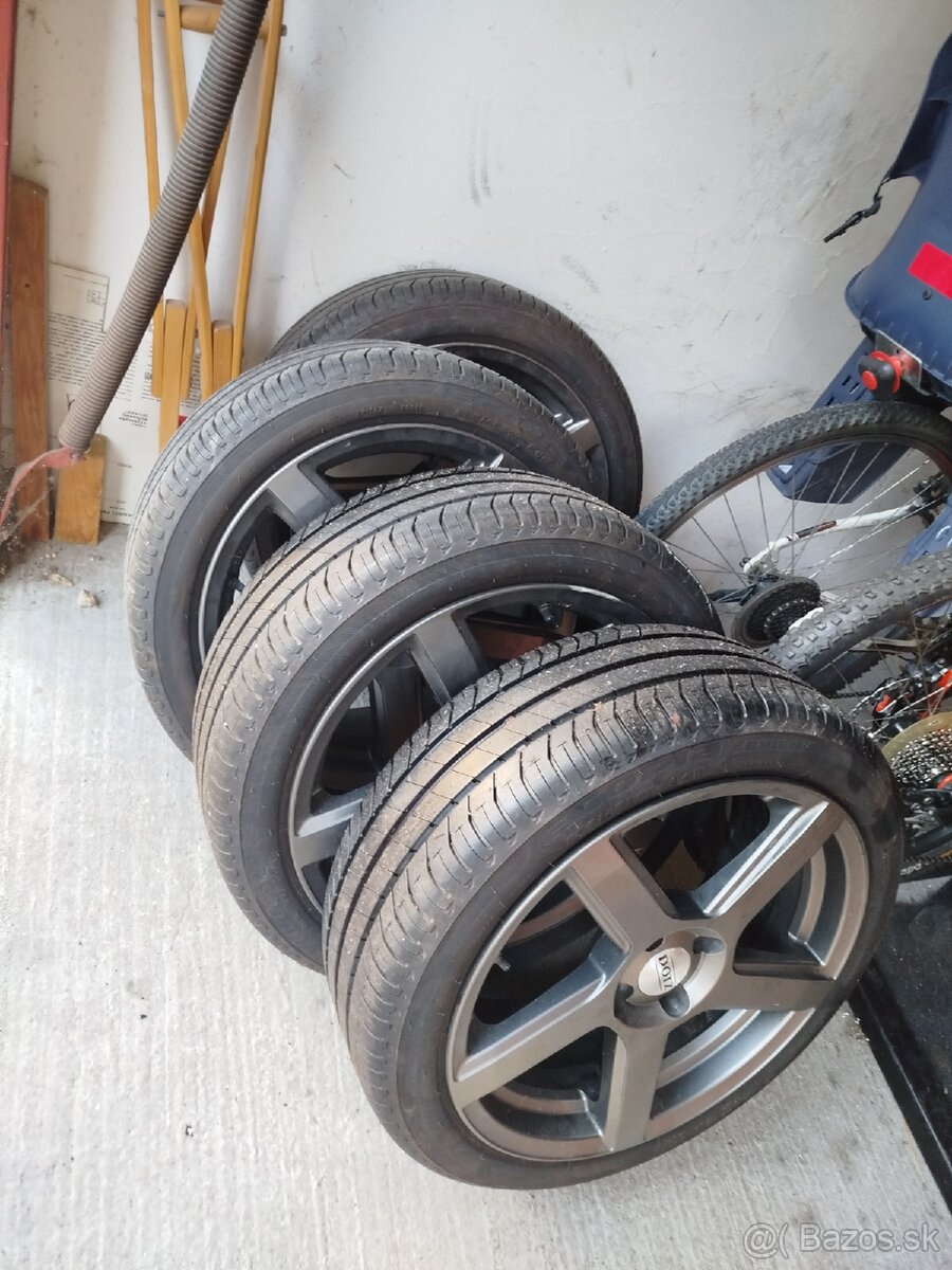 Alu disky DOTZ 17" + letné pneumatiky Bridgestone - 3