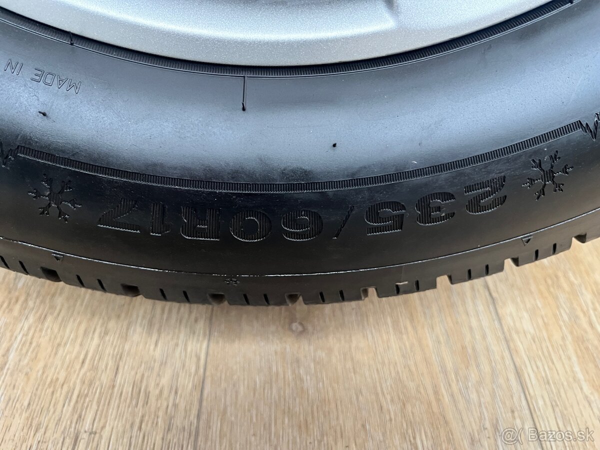 Hliníkové disky R17 5x108 zimné gumy - 3
