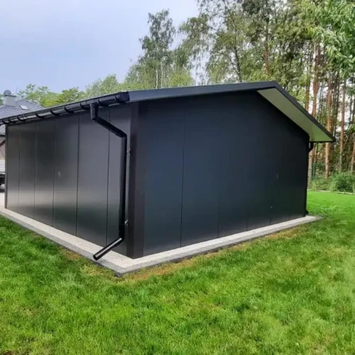 Garáž 6x5,8 (PIR panel, ocelová konštrukcia) - 3