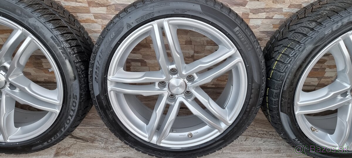 Predám elektrony wheelworld /5x112 R18 zimné 225/45 - 3