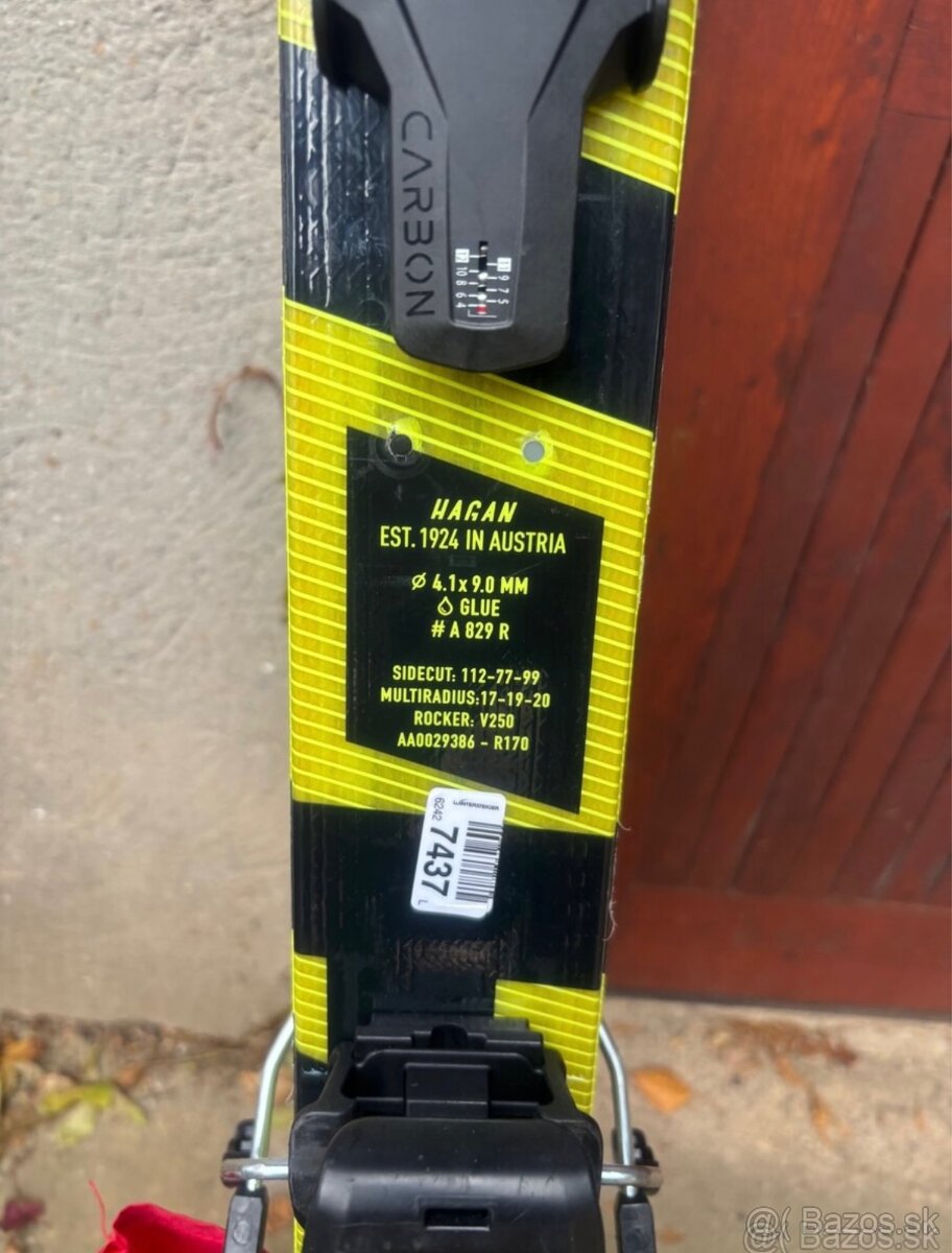 Predám skialpy Hagan s karbon.viazanim, 170cm - 3