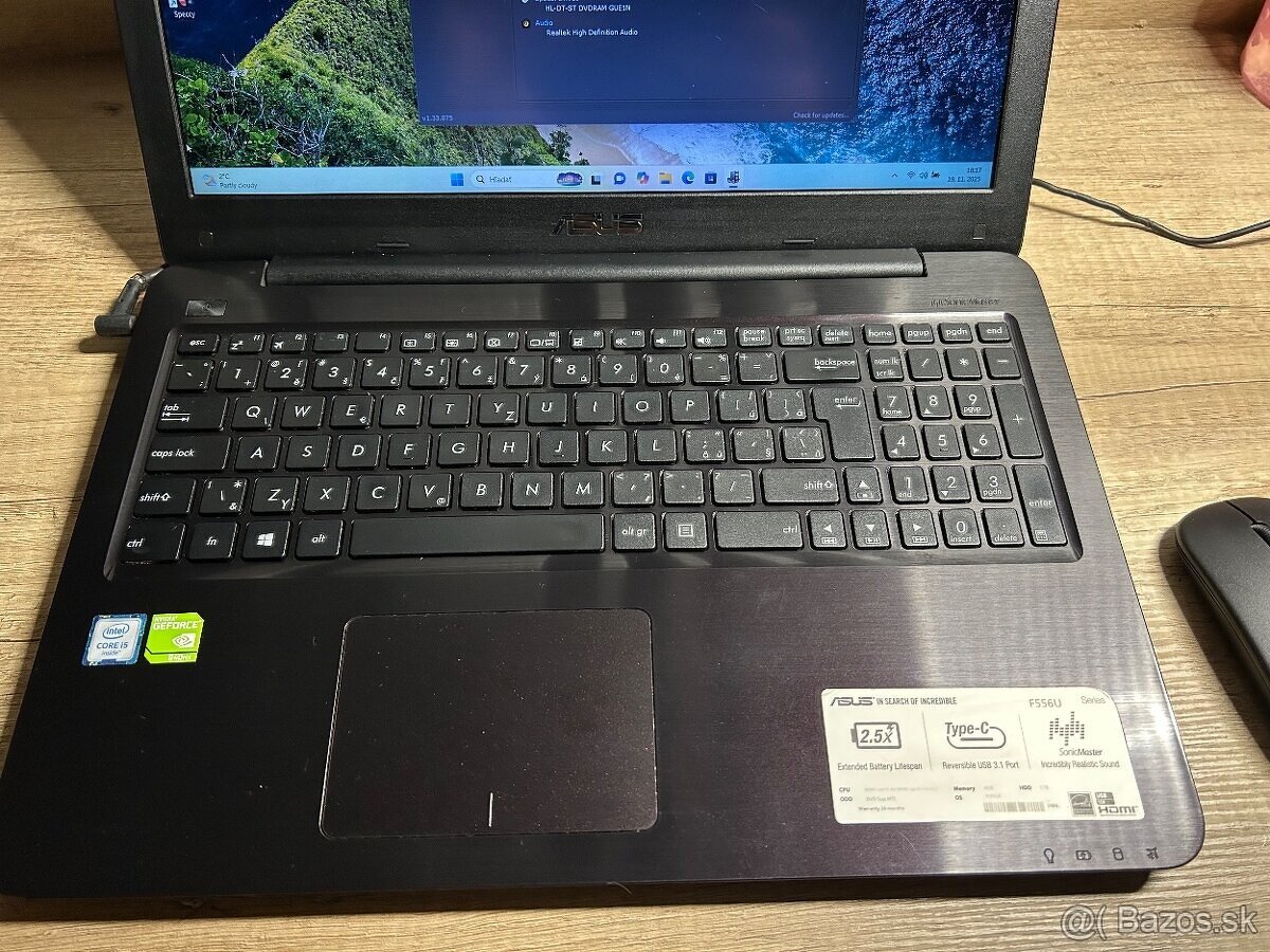 Herný Asus F556uq s 15,6"Fhd,Intel i5,8gb ram,SSD,940mx - 3