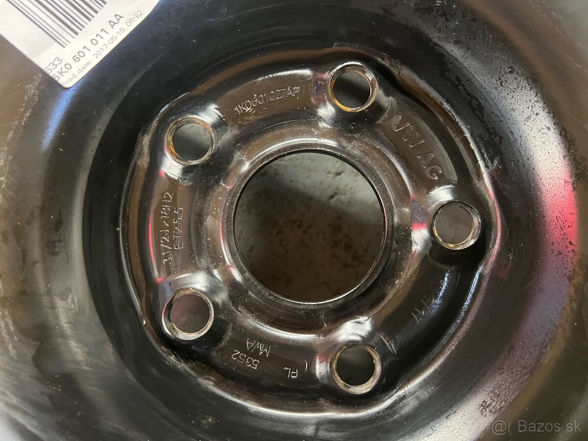 Predám tenké dojazdové na Volkswagen Audi Seat alebo Škoda - 3