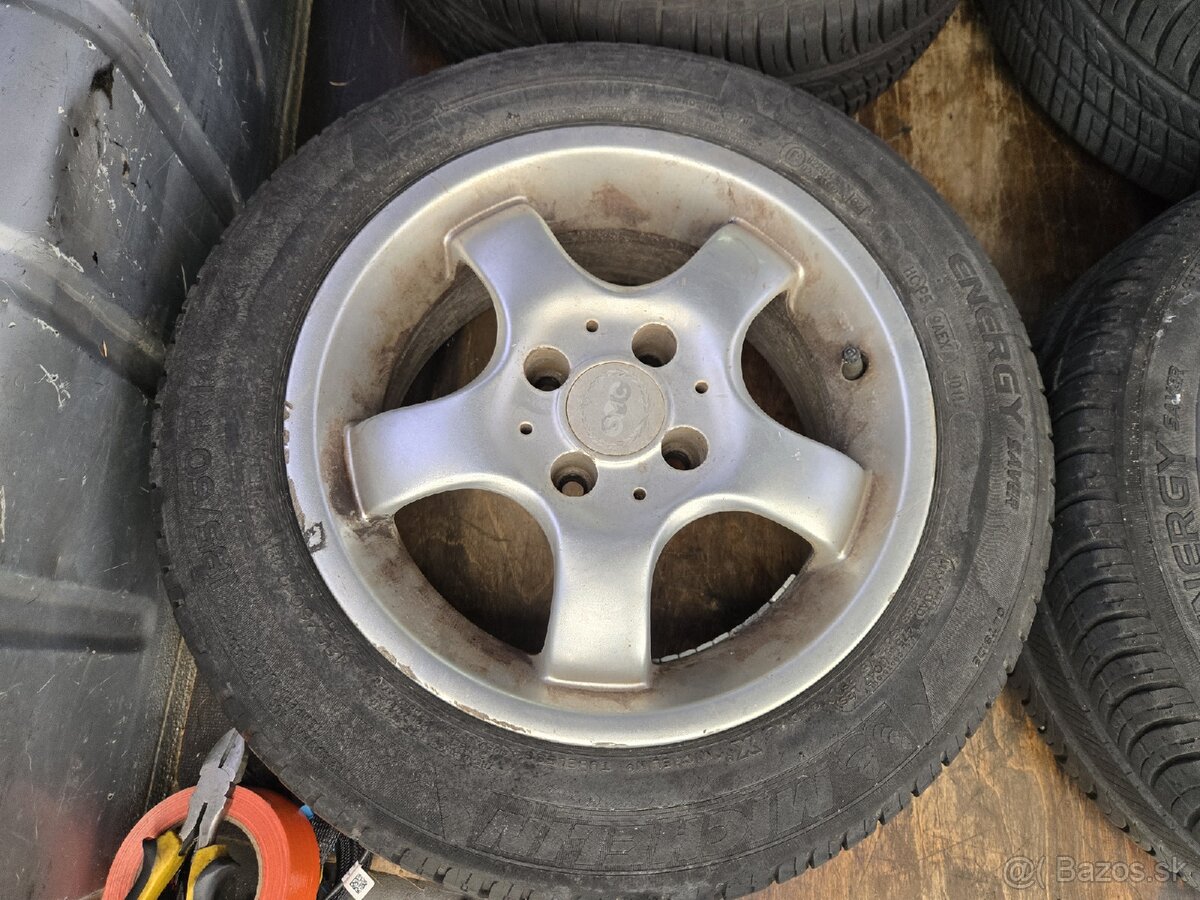 Hliníkové disky 4x98 + letné pneu 185/60r14 - 3
