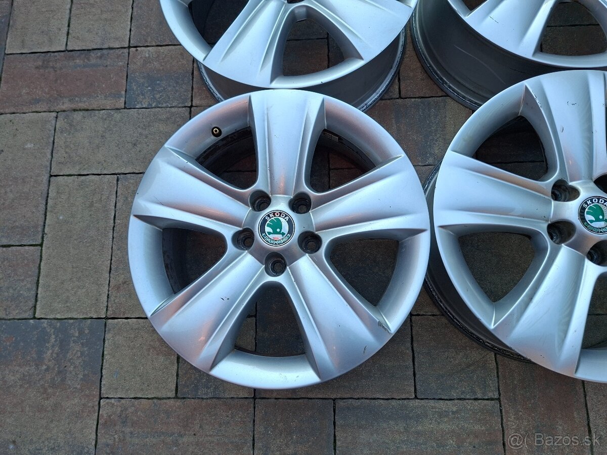 Predám org.hlinikové disky Skoda-R17 - 3