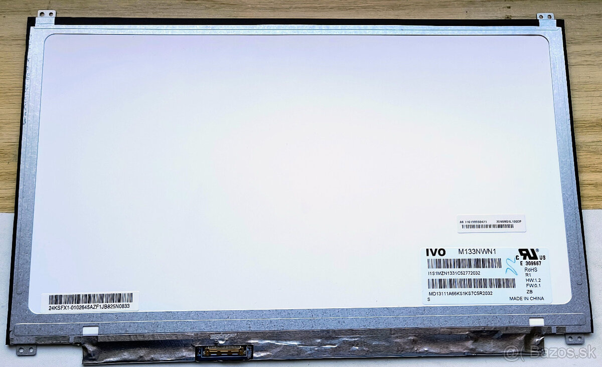 LCD display pre notebook 13.3" 1366x768 LED 30pin eDP Slim - 3