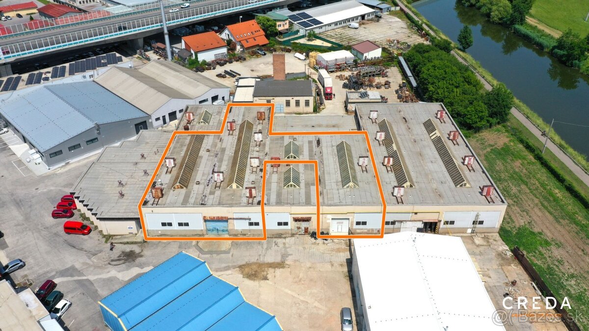 CREDA | prenájom 1 662 m2 výrobná hala, Nitra - 3