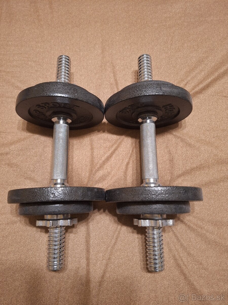 Na predaj 2x10kg činky - 3