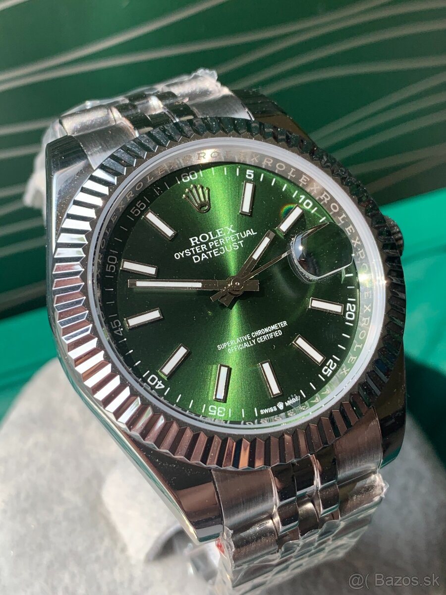 Rolex Datejust Zelené, Nové, 40mm - 3