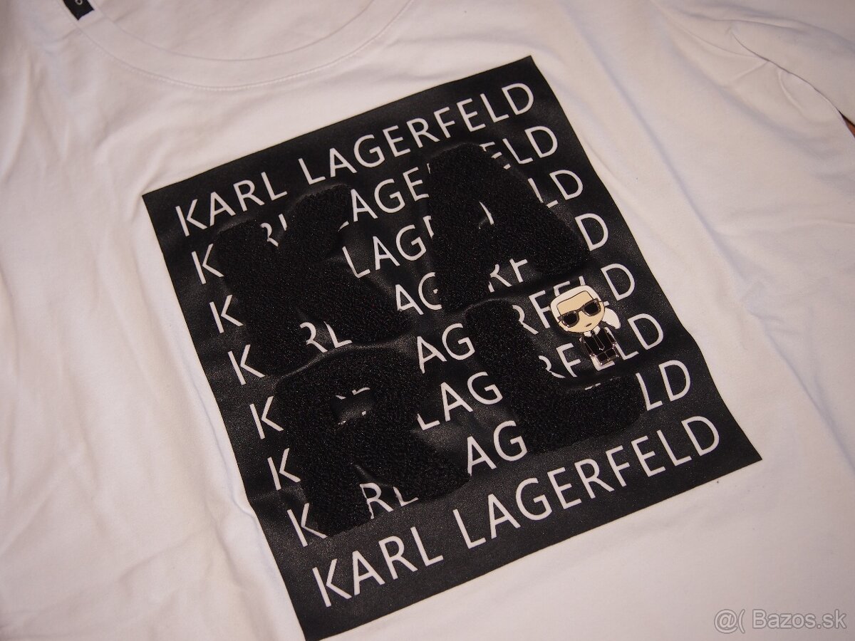 Karl Lagerfeld dámske biele tričko - 3