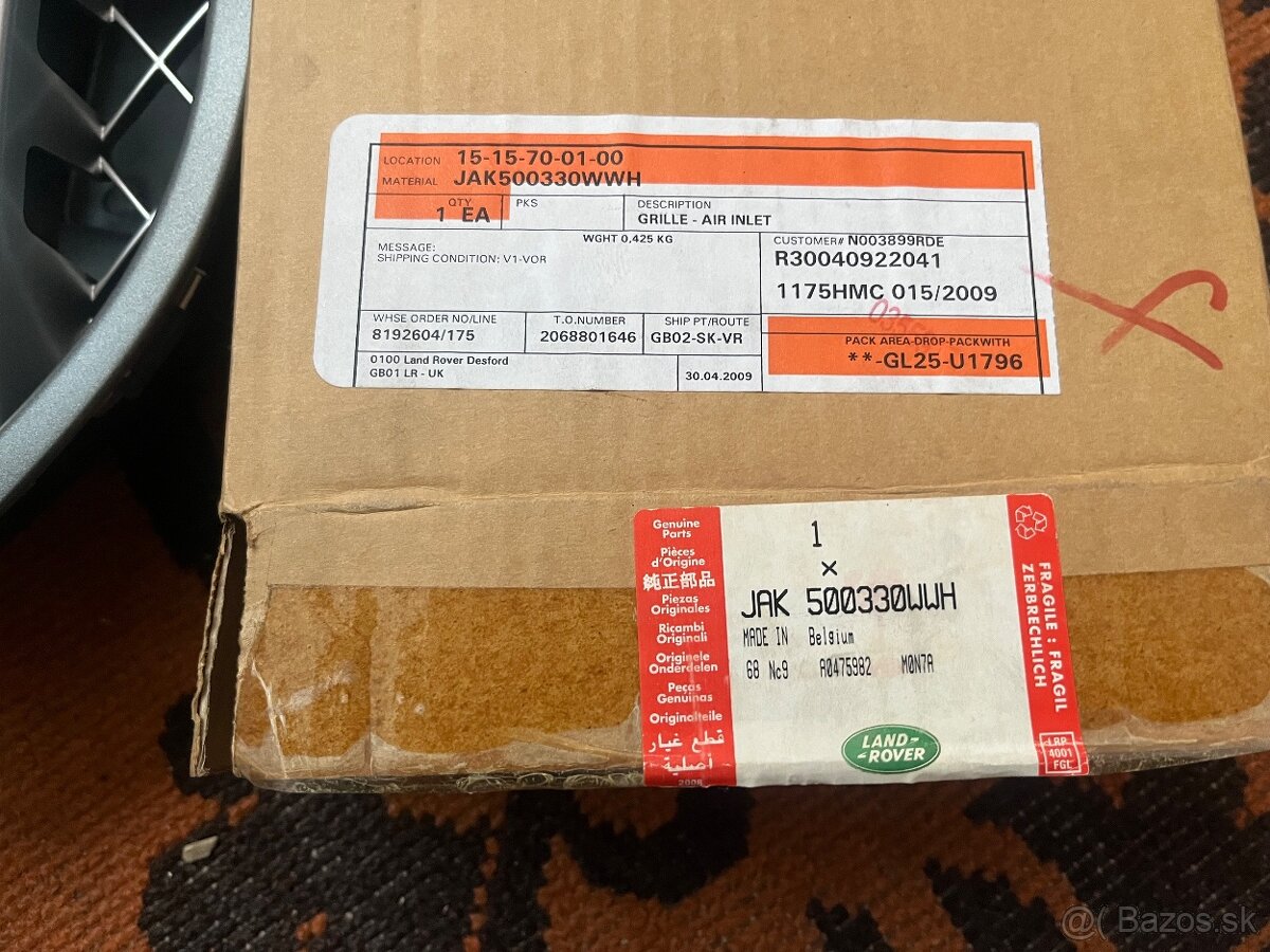 Range Rover Spotr 2006-2009 Mriežka Blatníka - 3