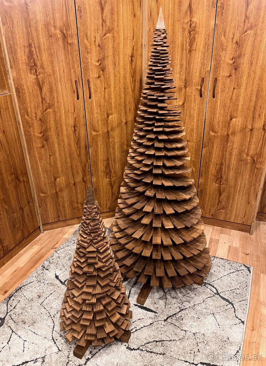 Drevené stromčeky - ručná výroba - 3