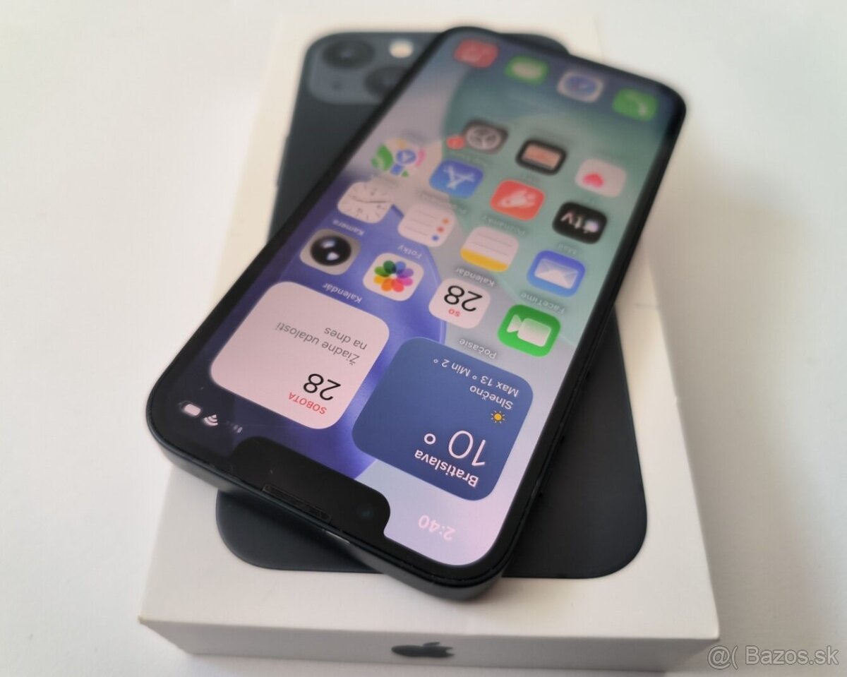 apple iphone 13 mini 128gb Midnight / Batéria 100% - 3